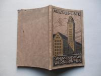 AUSZUGS-LISTE SIEMENS&HALSKE A・G WERNERWERK