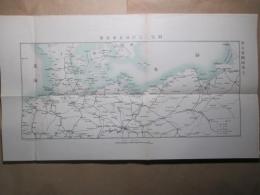 獨佛戦史 第五巻略図第七 獨逸東北海岸之一覧図