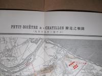 獨佛戦史 第六巻戦闘図第十三 PETIT-BICETRE及ヒCHATILLON附近之戦闘