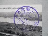 絵葉書 (平壌名勝) 乙密台より鳥瞰せる牡丹台全景及酒岩の遠望