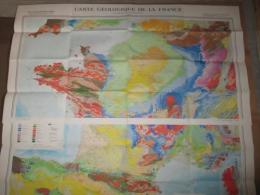 CARTE GEOLOGIQUE DE LA FRANCE 5eme Edition  1:1000000 (2枚揃)