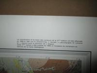 CARTE GEOLOGIQUE DE LA FRANCE 5eme Edition  1:1000000 (2枚揃)