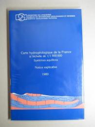 CARTE HYDROGELOGIQUE DE LA FRANCE SYSTEMES AQUIFERES  1:1500000
