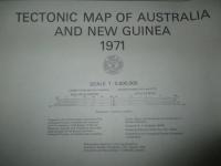 Tectonic Map of Australia and New Guinea 1971  1/500万
