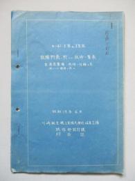 キ‐61Ⅰ型及Ⅰ型改 故障対策ニ對スル改修一覧表 註・應急整備ノ改修ニ引續キ実施スベキ項目ヲ示ス