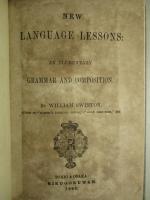 New Language Lessons:Elementary Grammar and Composition.