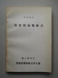 昭和45年 要救助海難統計