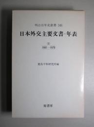 日本外交主要文書・年表(2)1961-1970
