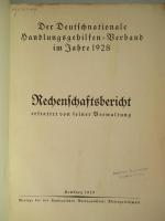 Der Deutschnationale Handlungs Gehilfen-Verband im Jahr 1928