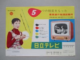 日立テレビ FMB-290型ほか (カタログ)