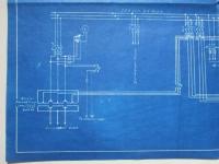 Wiring Diagram of Station Service Switch-board of Yoshinodani Power Station (吉野谷発電所)