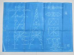 ANCHOR TOWER SPAN 366M.(1200ft.) HORIZINTAL ANGLE 25°