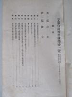 宇都宮高等農林學校一覧 大正十五年大正十六年