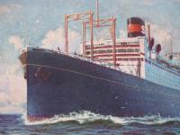 絵葉書 DOLLAR STEAMSHIP LINES