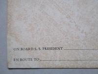 絵葉書 DOLLAR STEAMSHIP LINES
