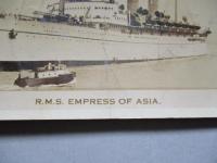 絵葉書 R.M.S. EMPRESS OF ASIA