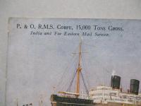 絵葉書 P.&O. R.M.S. CORFU