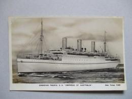 絵葉書 CANADIAN PACIFIC S.S. "EMPRESS OF AUSTRALIA"