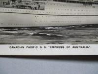 絵葉書 CANADIAN PACIFIC S.S. "EMPRESS OF AUSTRALIA"