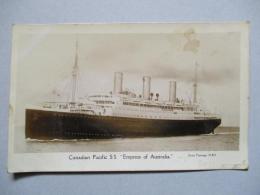 絵葉書 Canadian Pacific S.S. "Empress of Australia"