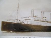 絵葉書 Canadian Pacific S.S. "Empress of Australia"