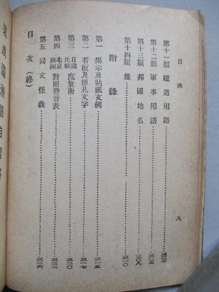 速成満洲語自習書(關東軍参謀部:編纂/編輯兼発行者:澤邊哲二 速成満洲語自習書(關東軍参謀部:編纂/編輯兼発行者:澤邊哲二