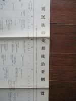 異民族の支那統治要綱一覧