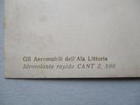 絵葉書 Idrovolamte rapido CANT Z.506