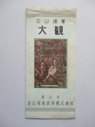 立山連峯 大観