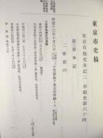 東京市史稿　市街篇　第六十四　明治期 15