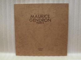 ［公演パンフレット］ MAURICE GENDRON　モーリス・ジャンドロン 1975年日本公演