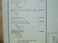 ［公演パンフレット］ オランダ室内オーケストラ　指揮：シモン・ゴールドベルク　1966年日本公演