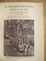 ［英文］ FIFTH ADELAIDE FESTIVAL OF ARTS 7－23 MARCH 1968　SOUVENIR PROGRAMME
