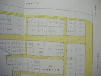 土地整理図　武豊北部第一特定土地区画整理組合　昭和62年5月
