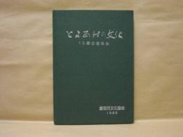 とよあけの文化　10年のあゆみ