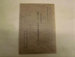 愛知県豊田市 山洞二号・三号墳発掘調査報告書