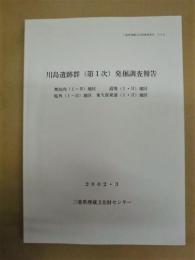 川島遺跡群（第1次）発掘調査報告