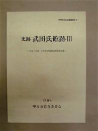 史跡 武田氏館跡 3 ： 平成7年度・8年度試掘調査概要報告書