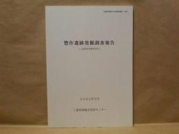 惣作遺跡発掘調査報告　～三重県津市殿村所在～ ： 三重県埋蔵文化財調査報告　233