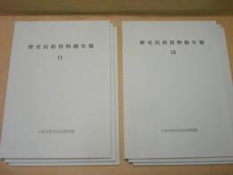 ［6点］ 歴史民俗資料館年報　第11号、第12号、第13号、第15号、第18号、第19号 ： 大府市歴史民俗資料館