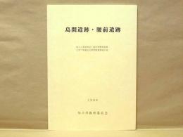 島間遺跡・腰前遺跡　知立上重原特定土地区画整理事業に伴う埋蔵文化財発掘調査報告書