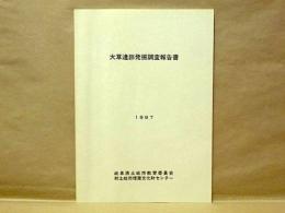 大草遺跡発掘調査報告書