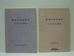 ［2点］ 愛知の学校統計　平成2年度、平成3年度