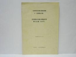 空港雪氷対策の調査研究報告書 （その5）　空港保安対策の調査事業　A 空港雪氷対策