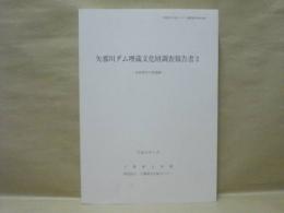 矢那川ダム埋蔵文化財調査報告書 2　木更津市久野遺跡