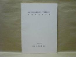 浜松市半田山遺跡（3）・下滝遺跡（1）発掘調査報告書