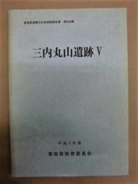 三内丸山遺跡 5　－第1次～4次調査報告書－　平成7年度