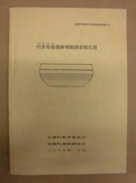 内多馬場遺跡発掘調査報告書