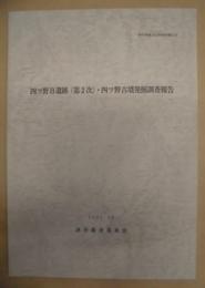 四ツ野B遺跡(第2次)・四ツ野古墳発掘調査報告