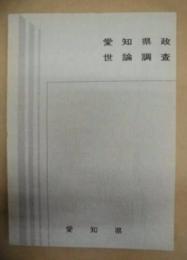 愛知県政世論調査